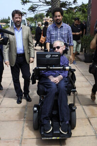 Stephen Hawking Pressetermin auf Teneriffa