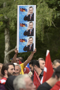 Protest gegen versuchten Militärputsch in der Türkei