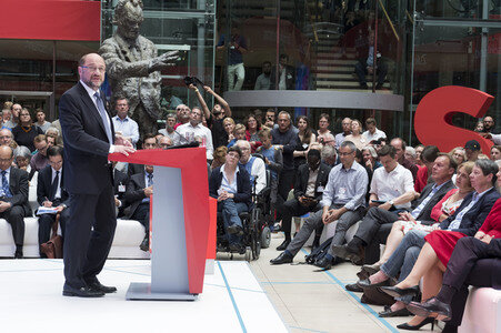 SPD Wahlprogramm-Präsentation in Berlin