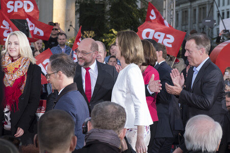 Wahlkampfveranstaltung mit Martin Schulz in Berlin
