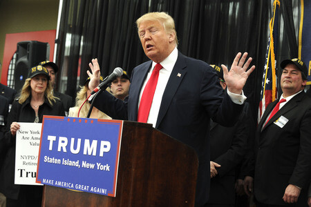 Rede von Donald Trump in New York
