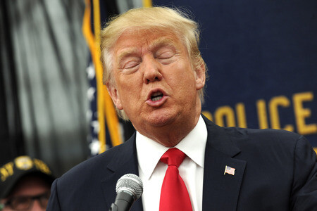 Rede von Donald Trump in New York