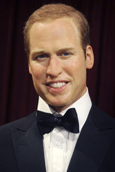 Wax Figuren der britischen Royals bei Madame Tussauds, New York