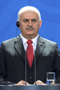 Pressekonferenz mit Angla Merkel und Binali Yildirim in Berlin