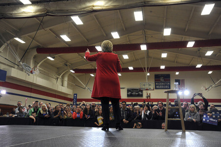 Wahlkampfrede von Hillary Clinton in Cedar Rapids