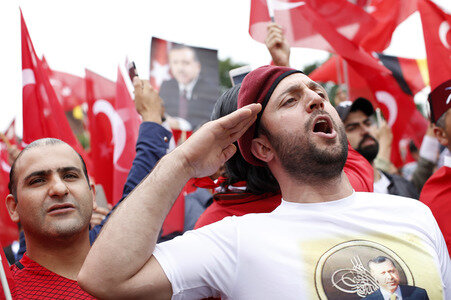 Erdogan-Demo in Köln