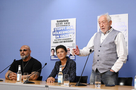 Pressekonferenz zur Friedenskundgebung am 13. September in Berlin