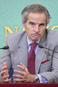 Pressekoferenz mit Rafael Grossi in Tokio