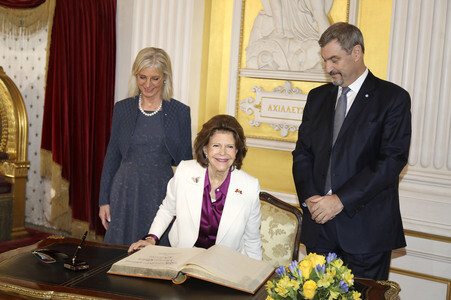 Besuch von Königin Silvia von Schweden in München