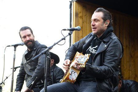 Straßenkonzert von The BossHoss in Berlin