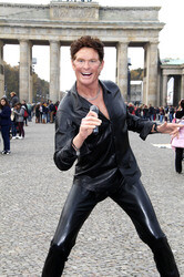 Launch der Wachsfigur von David Hasselhoff, Berlin
