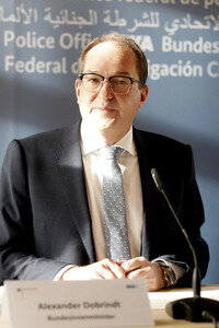 24.10.2025<br>Pressekonferenz 'Bundeslagebilder Organisierte Kriminalität und Rauschgift' in Wiesbaden