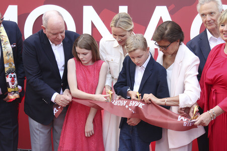 Einweihung des Themenbereichs Monaco mit Fürst Albert II. im Europa-Park in Rust