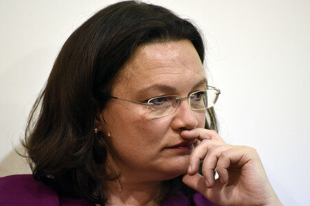 Andrea Nahles auf der Frankfurter Buchmesse 2017