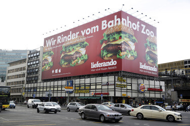 'Wir Rinder vom Bahnhof Zoo' Werbekampagne, Berlin