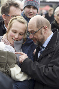 SPD-Kanzlerkandidat Martin Schulz in Darmstadt