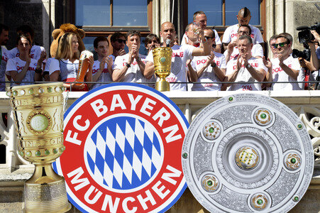 DFB-Pokalfeier des FC Bayern München