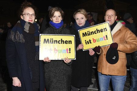 Kundgebung 'Wir sind alle von wo!' in München