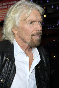 Richard Branson  erhält einen Stern auf dem Hollywood Walk of Fame in Los Angeles
