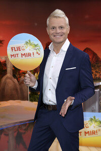 Fototermin zur Quizshow 'Flieg mit mir!' in Hamburg