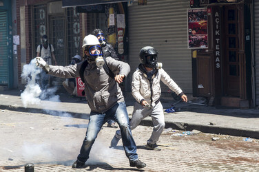 Maidemonstration in Istanbul