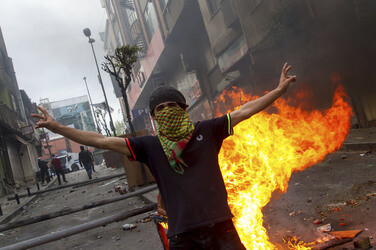 Maidemonstration in Istanbul