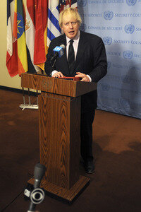 Boris Johnson bei den Vereinten Nationen in New York