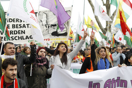 Kurden-Demo in Köln