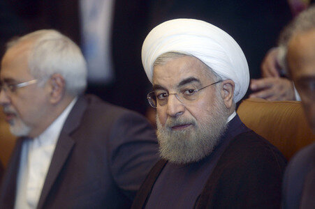 Präsident Rouhani  bei der UN in New York