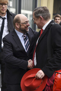 SPD-Kanzlerkandidat Martin Schulz in Darmstadt