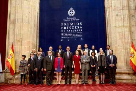 Emfpang zur Verleihung der Princess of Asturias Awards 2015 in Oviedo