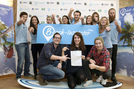 Fototermin zum Senior Beach Inspector Finale in Berlin