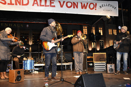 Kundgebung 'Wir sind alle von wo!' in München