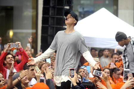 Justin Bieber in der NBC-Show 'Today' in New York