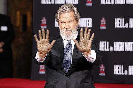 Hand and Footprint Ceremony mit Jeff Bridges in Los Angeles