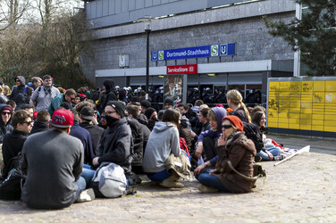 Demonstration gegen Neonazis, Dortmund