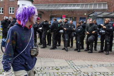 Hausbesetzer-Demo auf St. Pauli, Hamburg
