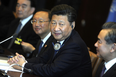 Xi Jinping bbei der UN in New York