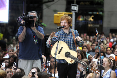 Ed Sheeran in der NBC-Show 'Today', New York