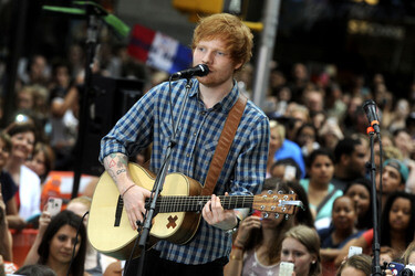 Ed Sheeran in der NBC-Show 'Today', New York