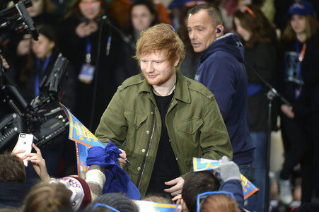 Auftritt von Ed Sheeran in New York