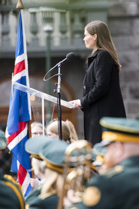 Feier zum isländischen Unabhängigkeitstag in Reykjavik