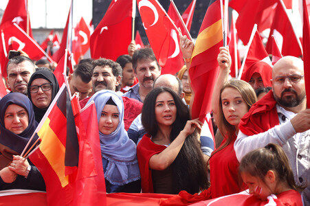 Erdogan-Demo in Köln