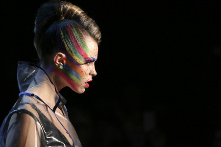 Maybelline New York Make-Up Runway Fashion Show auf der Mercedes-Benz Week Autumn/Winter 2016 in Berlin