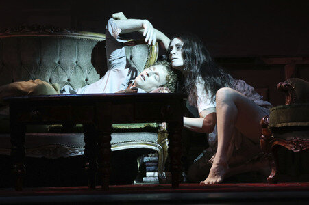 Fotoprobe zum Bühnenstück 'Horror' in Hamburg
