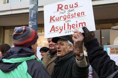 Hoygida Demonstration, Hoyerswerda