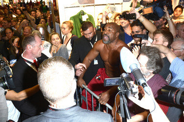 Wiegen zum Kampf Klitschko vs. Leapi, Mülheim an der Ruhr