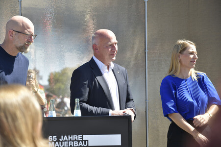 Pressekonferenz 65 Jahre Mauerbau in Berlin