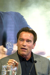 Arnold Schwarzenegger Pressekonferenz in Madrid