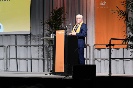 Steinmeier auf dem 36. Deutschen Evangelischen Kirchentag in Berlin